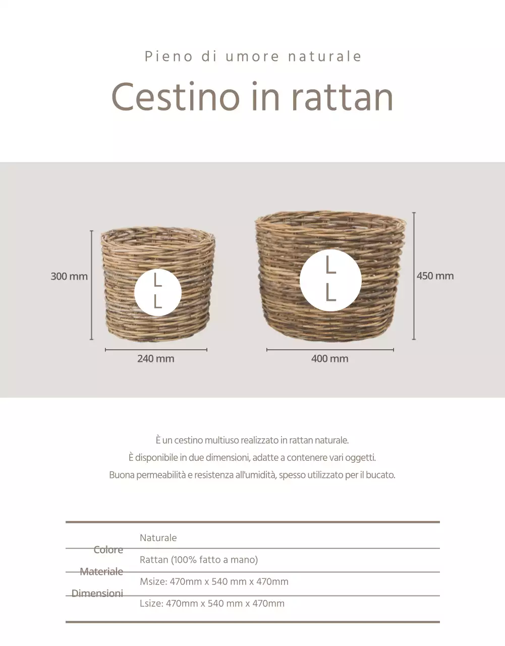 Soggiorno - Interni in rattan