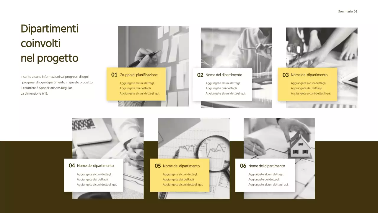 Presentazione del rapporto sulle entrate delle agenzie di viaggio con concetto di giallo