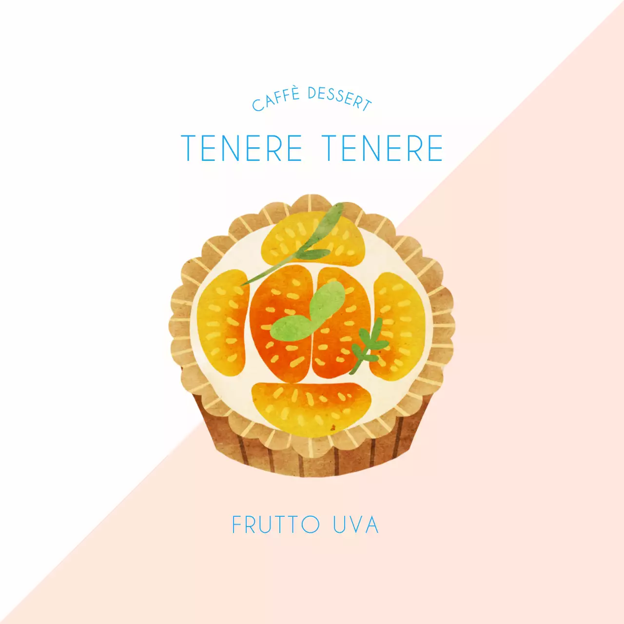 Adesivi illustrati per dolci al pompelmo