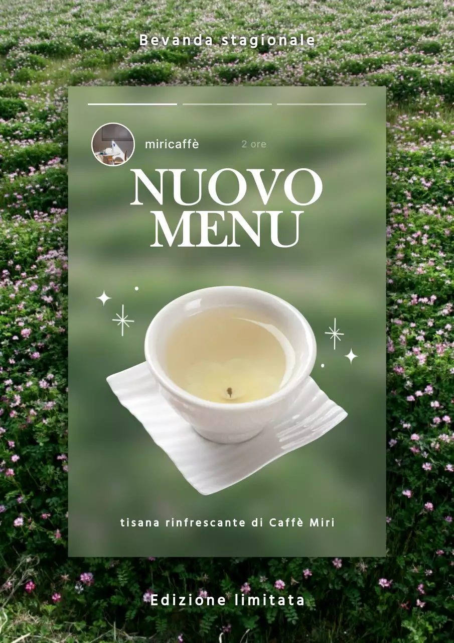 Nuovo menu allo Story Concept Cafe verde e chartreuse