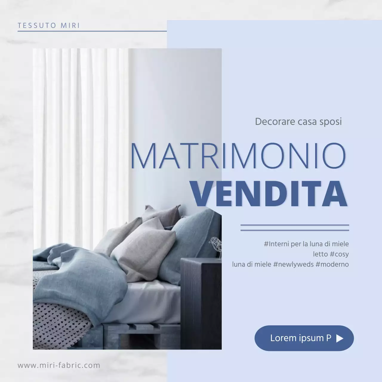 Saldi per la luna di miele azzurri (piazza dei social media)