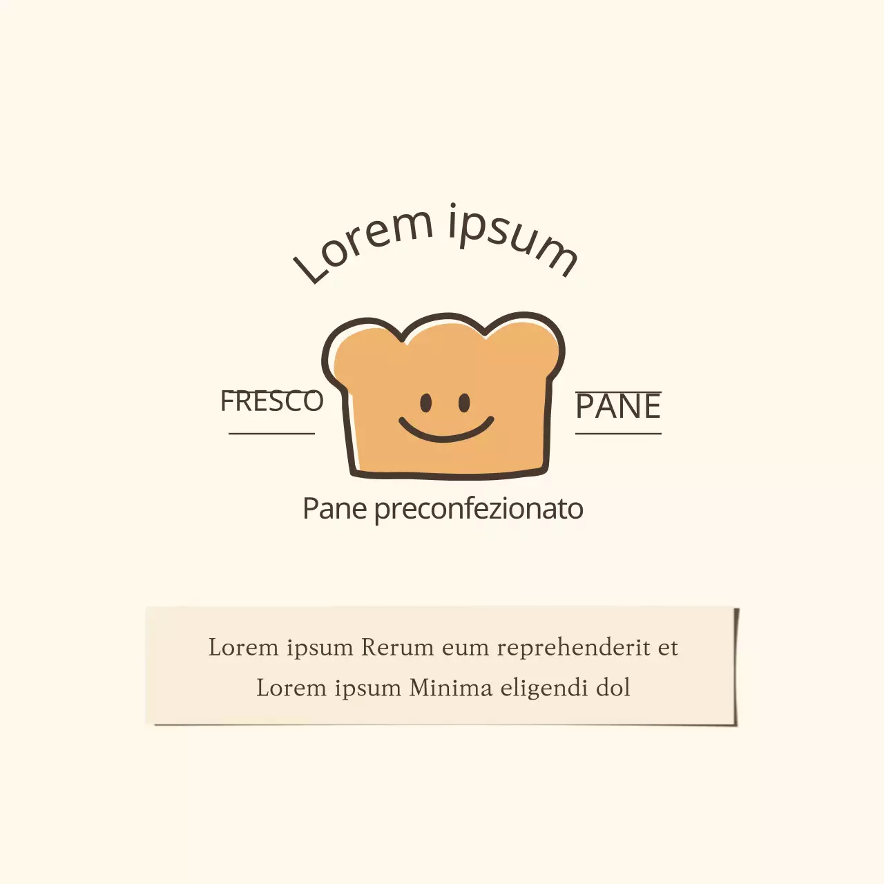 Caffè con simpatici personaggi del pane