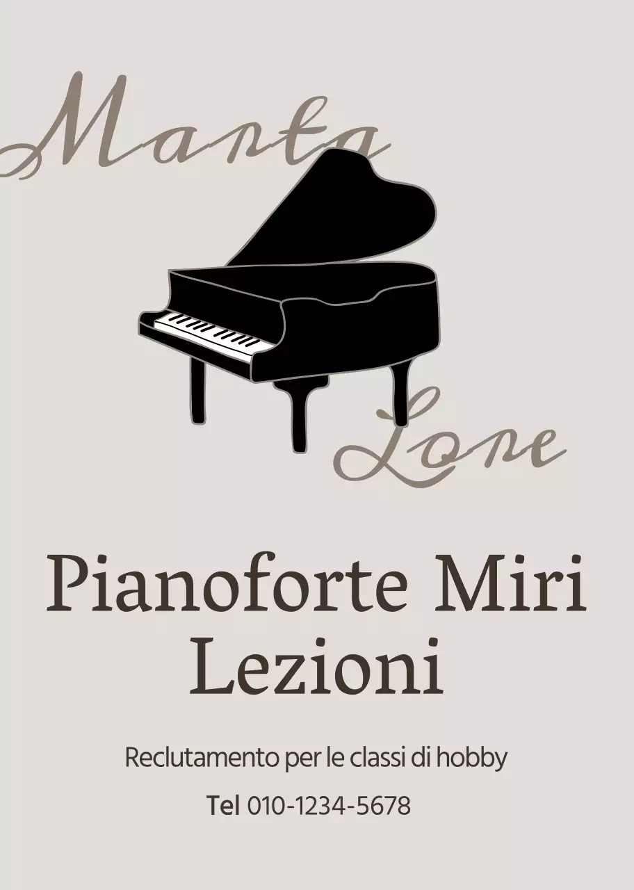Lezioni di pianoforte