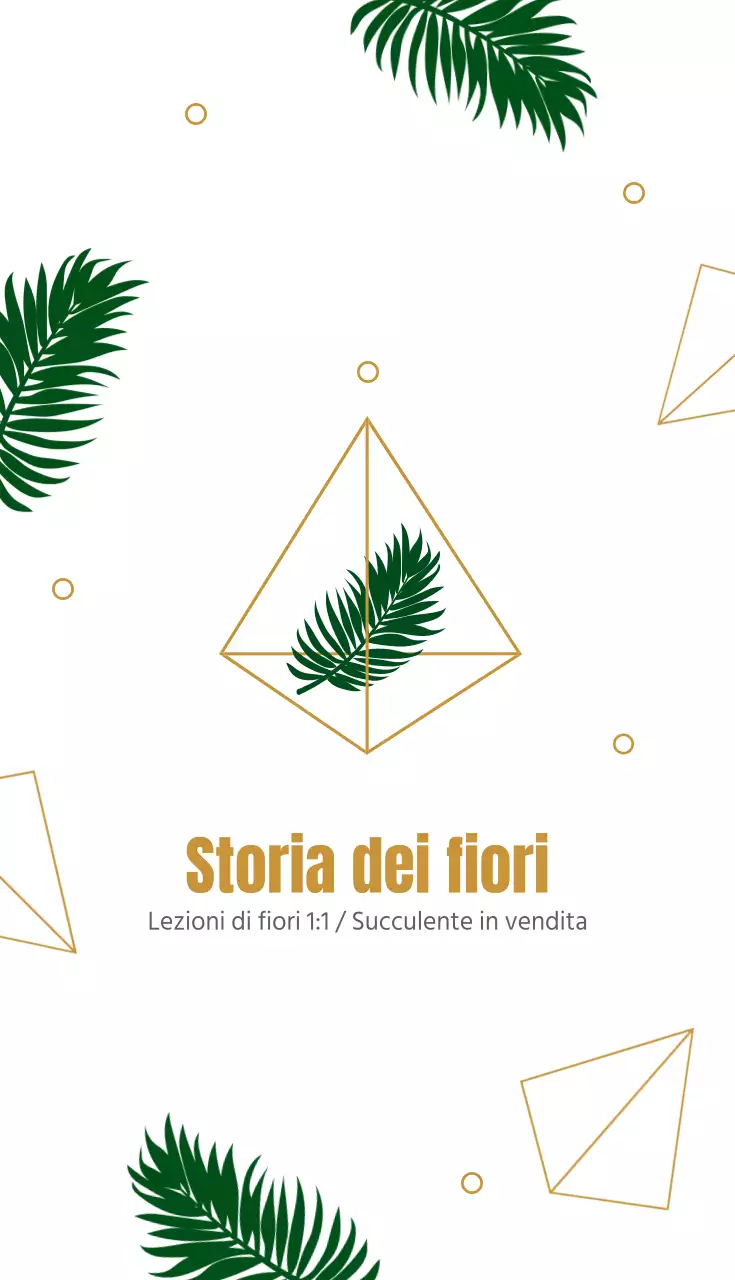 Storia dei fiori