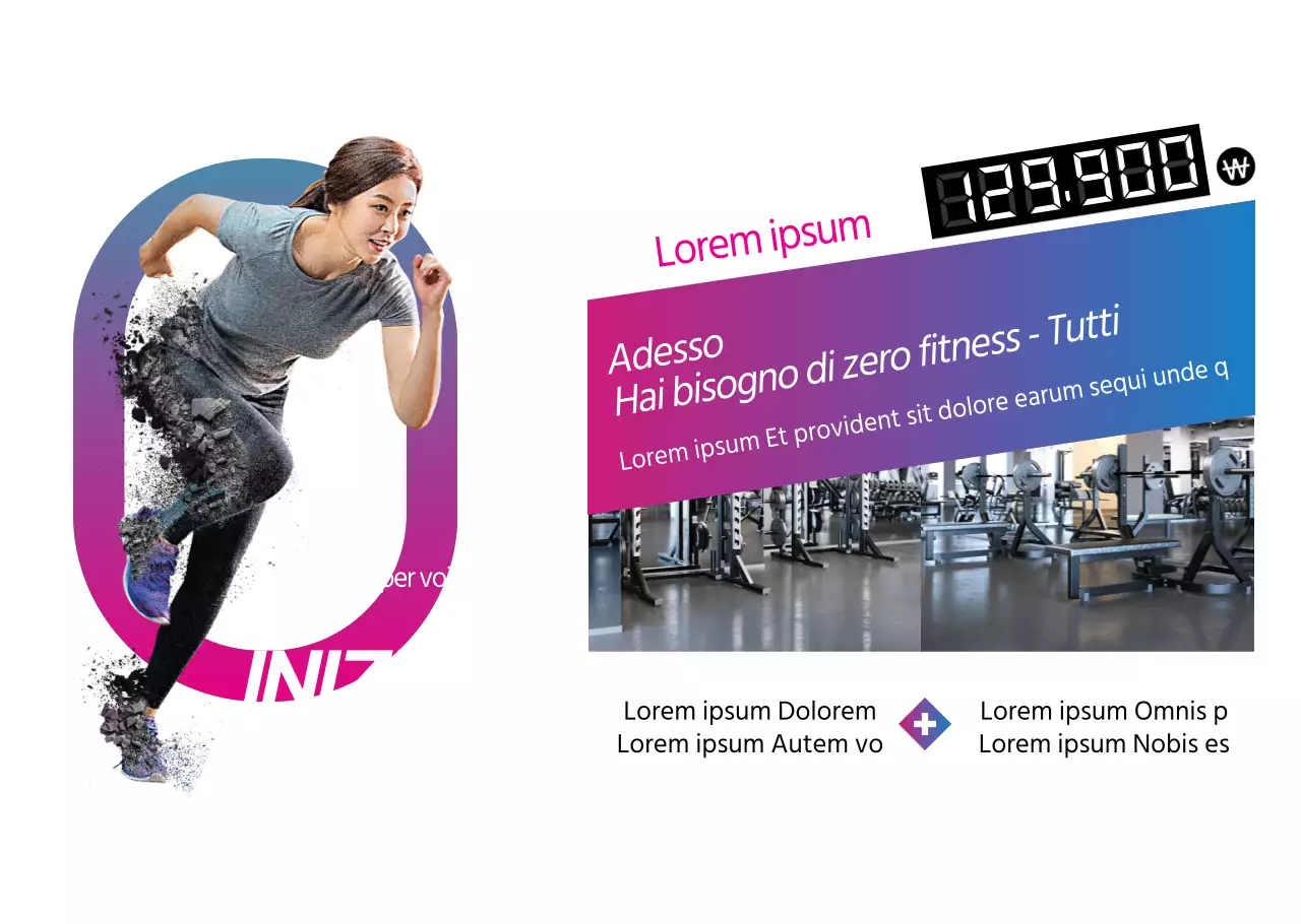 Trasparenze evento palestra dinamica a gradienti