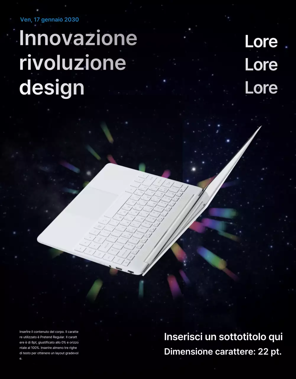 Pagina di dettaglio del quaderno in bianco e nero