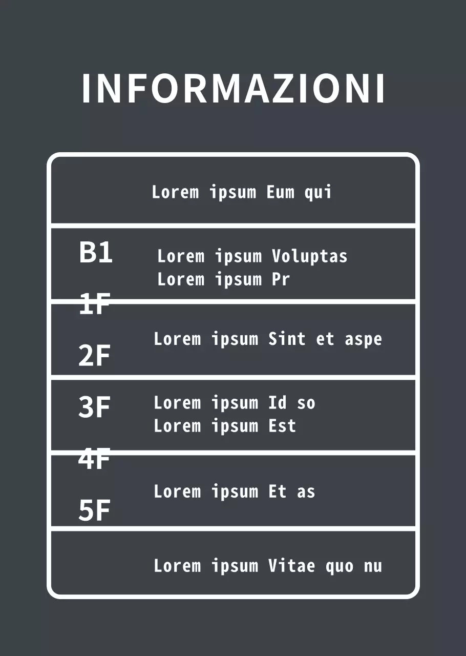 Guida al pavimento bianco Poster trasparente