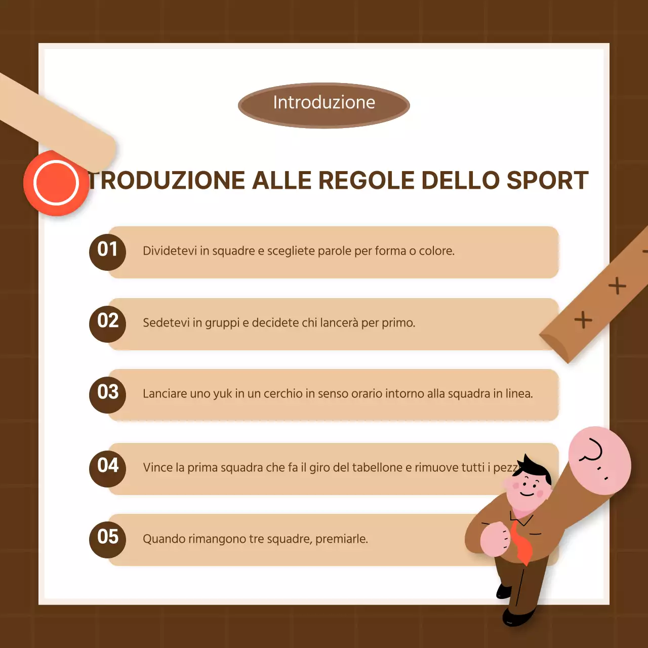 Toni marroni e punte di rosso L'evento interno di Capodanno Athletics Card News