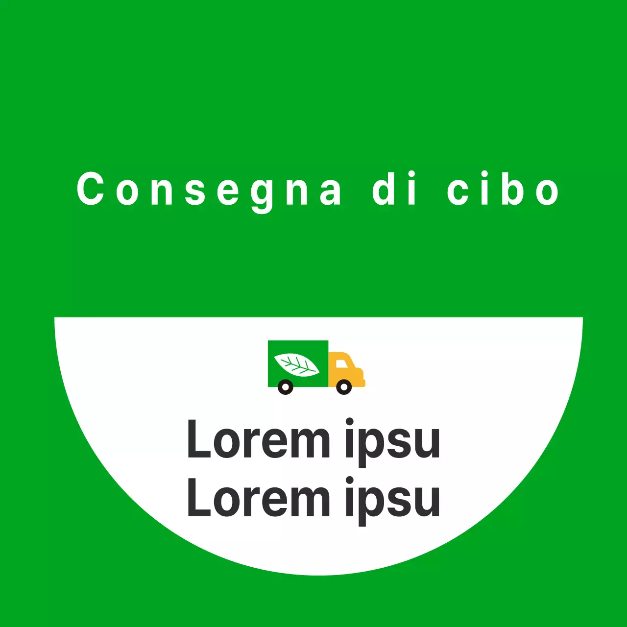 Consegna di cibo
