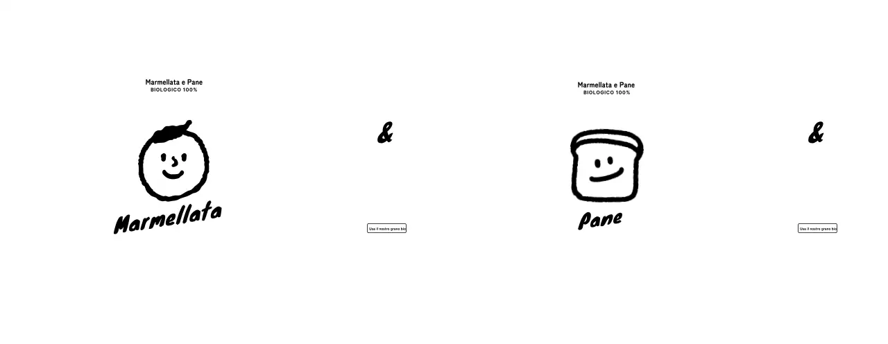 Promuovere e informare un logo di un caffè di dessert con una persona carina e un'illustrazione di pane