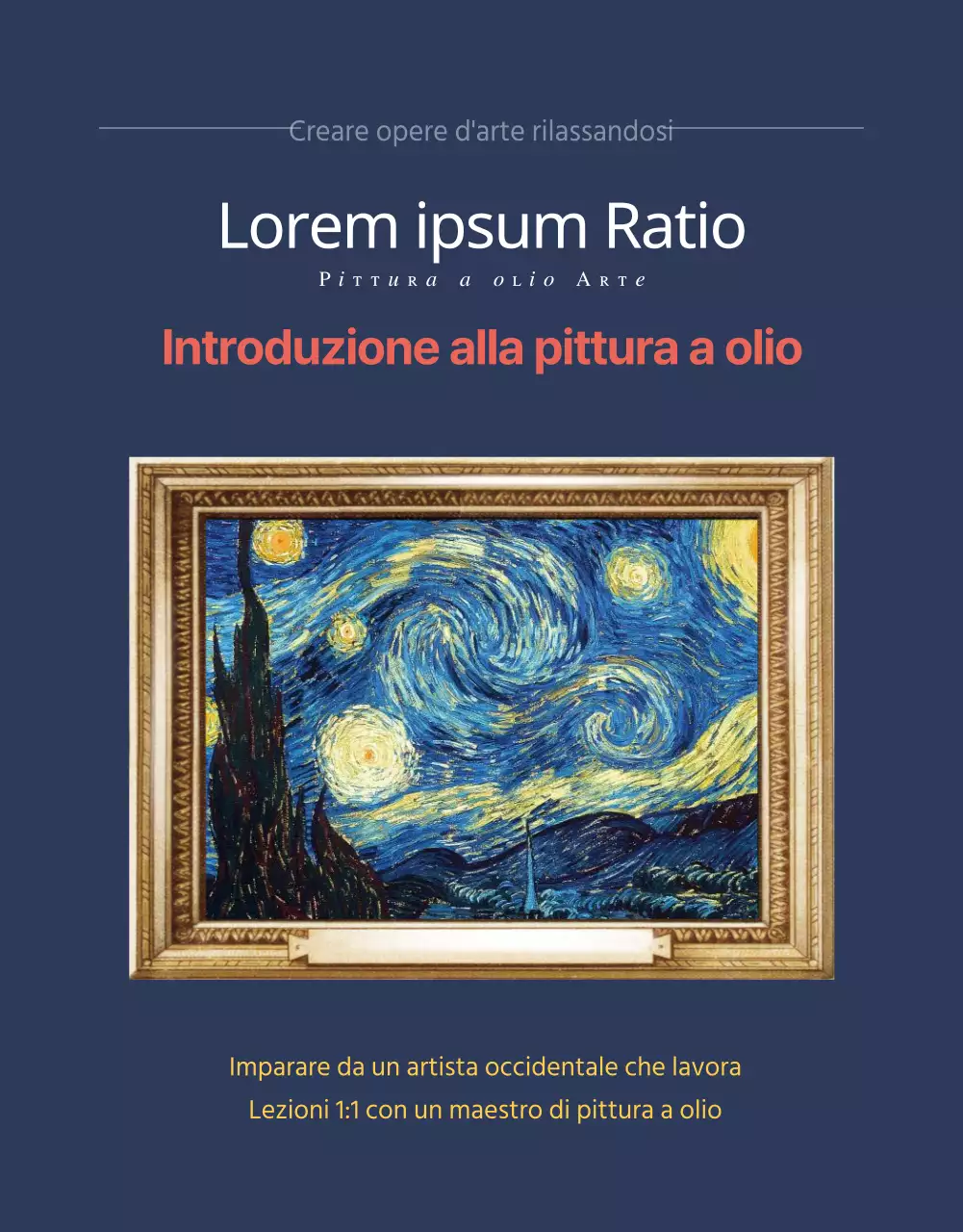 Dipingere le proprie opere d'arte con la pittura ad olio curativa Lezioni introduttive Lezioni di visita Lezioni private Hobby per adulti Arte Pittura ad olio Lezioni per hobby Istruttore d'arte 1:!