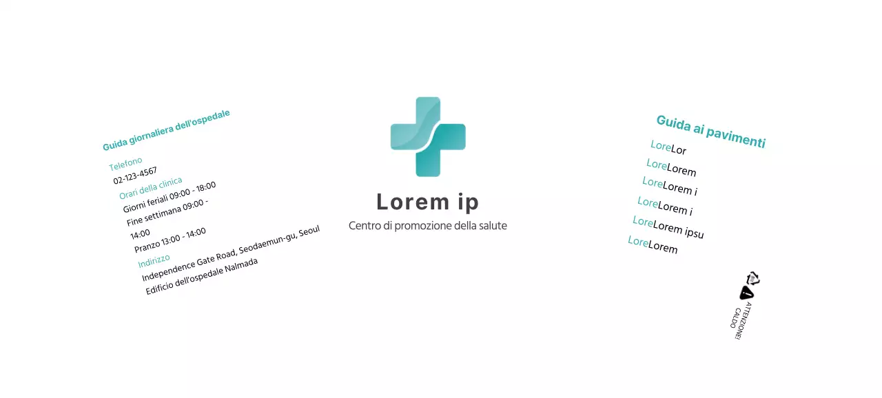 bianco blu semplice logo ospedale