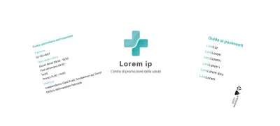 bianco blu semplice logo ospedale