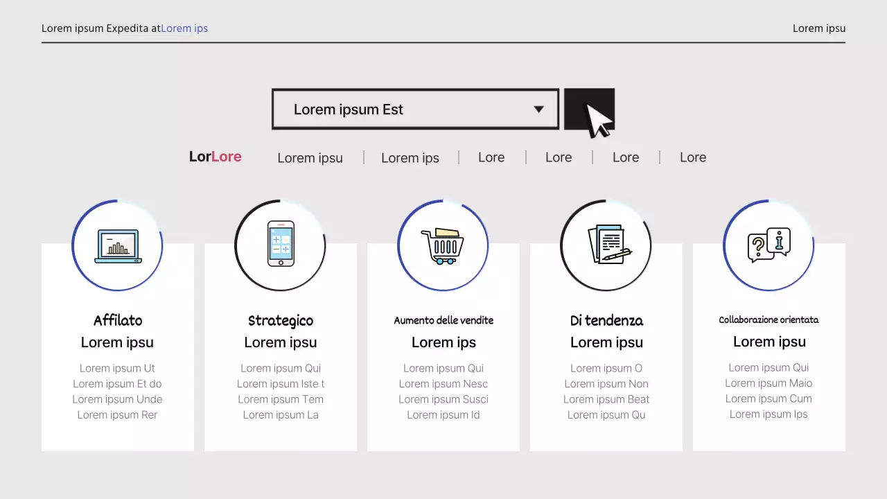 Curriculum portfolio semplice e professionale in azzurro e giallo chiaro
