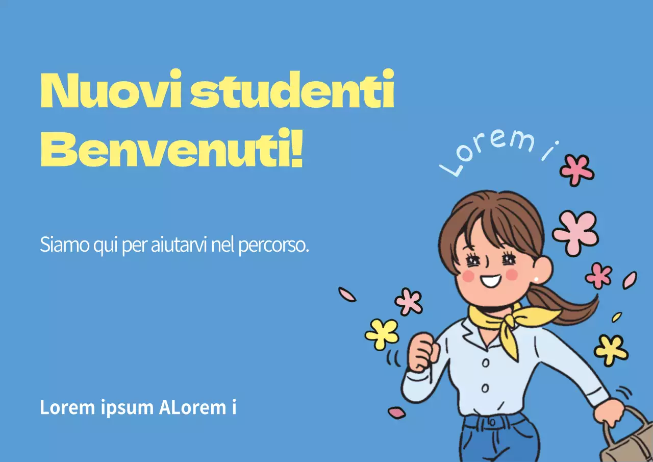 Reclutamento di nuovi studenti