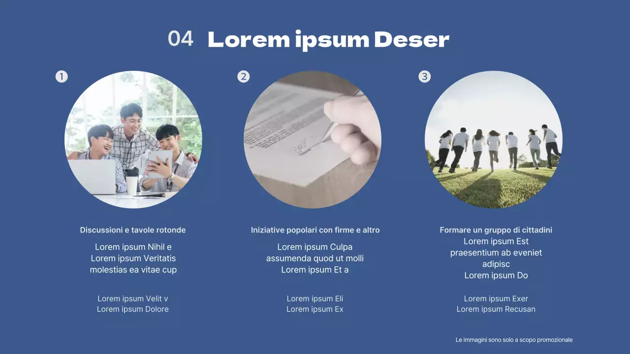 Presentazione di base del discorso blu e grigio