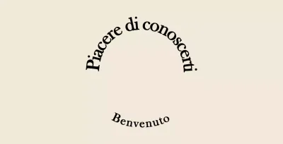 Stile di testo semplice ed emozionale in marrone chiaro e nero