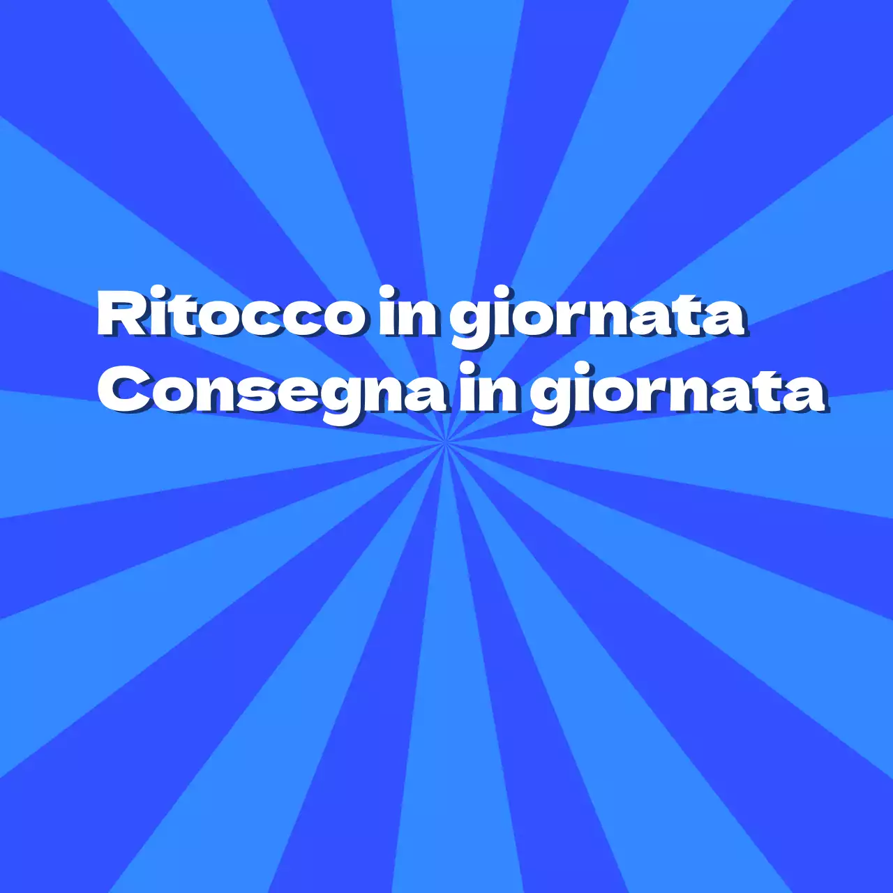 Riparazione in giornata Consegna in giornata