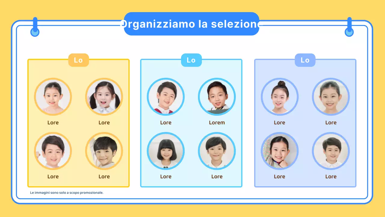 Giallo blu carino illustrazione scuola educazione fisica lezione materiale