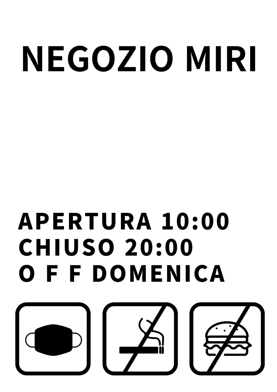 Semplice carta da lettere bianca per negozi