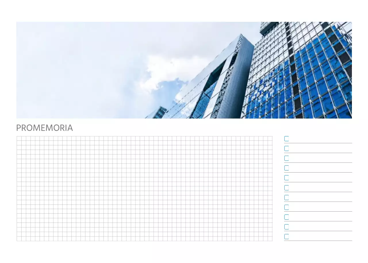 Calendario aziendale da tavolo bianco e semplice