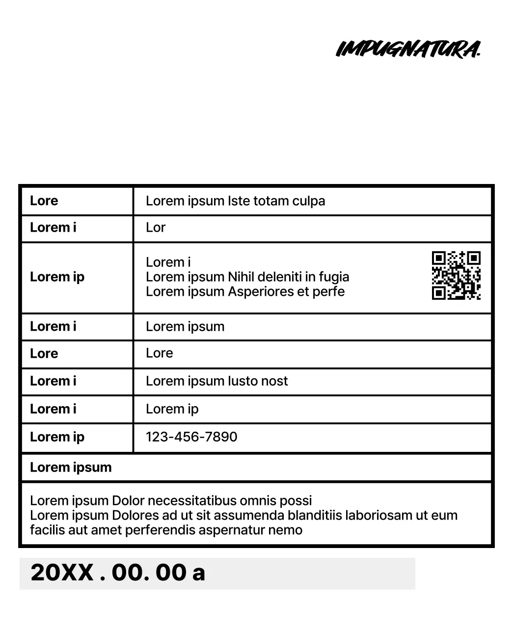 Design con descrizioni dei fagioli accentuate da testo nero scritto a mano in modo approssimativo.