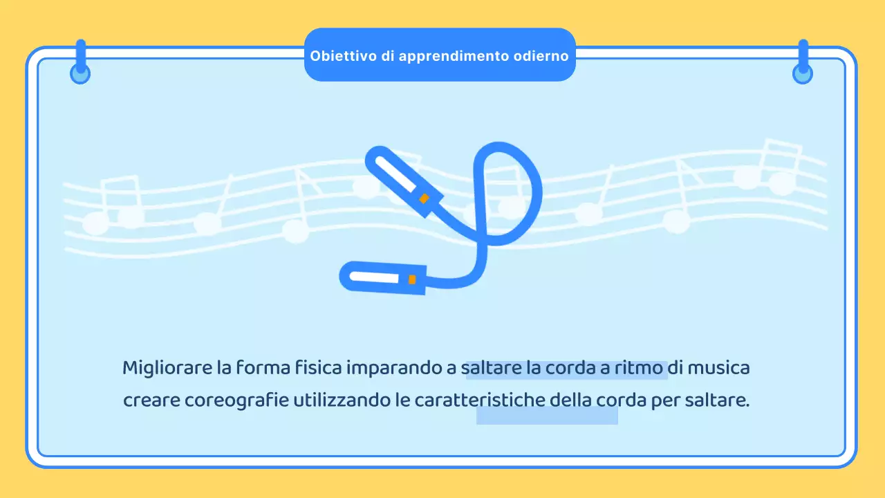 Giallo blu carino illustrazione scuola educazione fisica lezione materiale