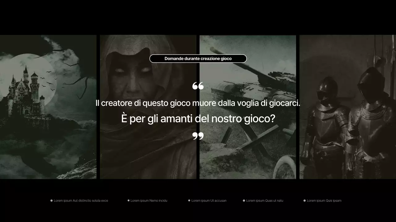 Gioco dinamico giallo nero