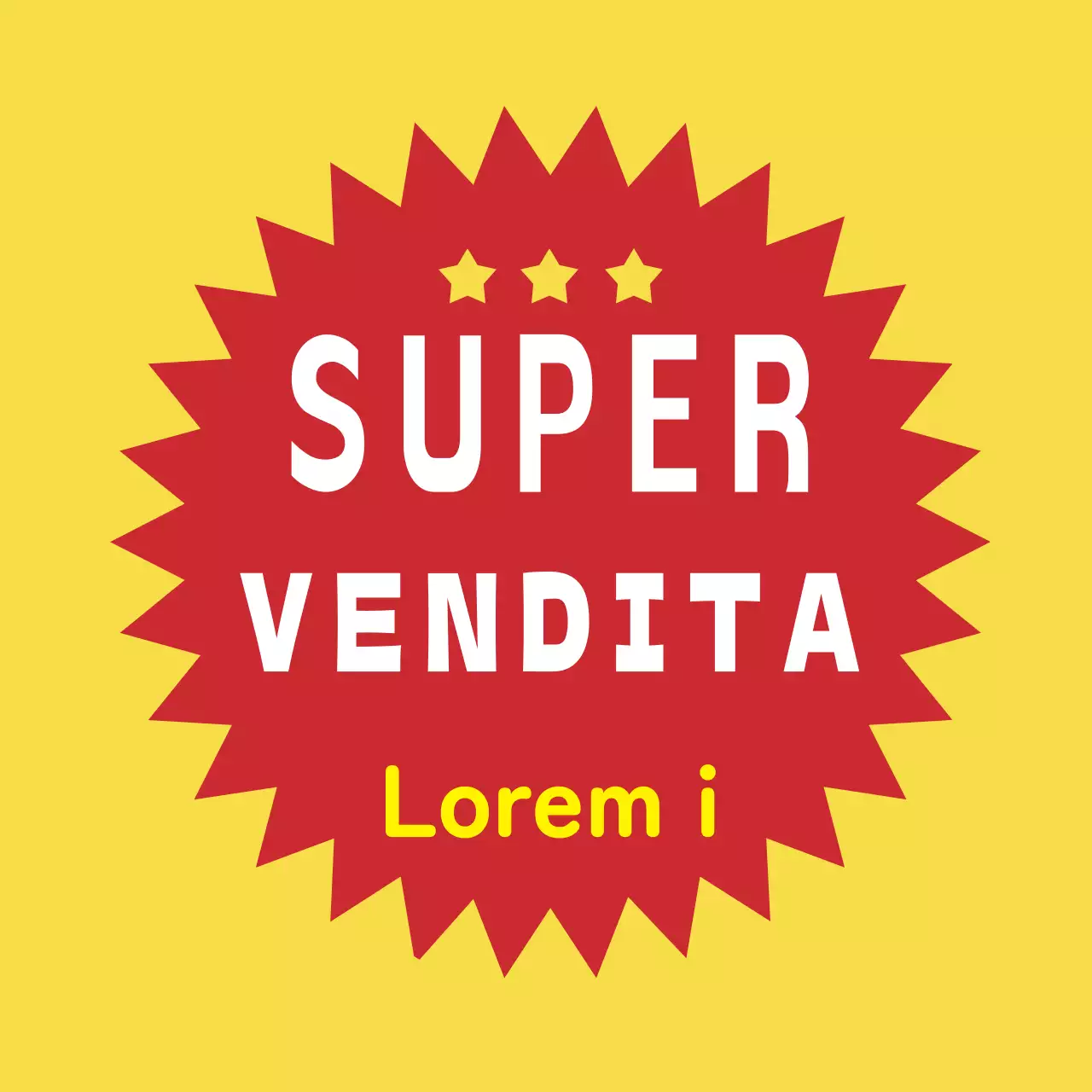 Super saldi Yellow Intense