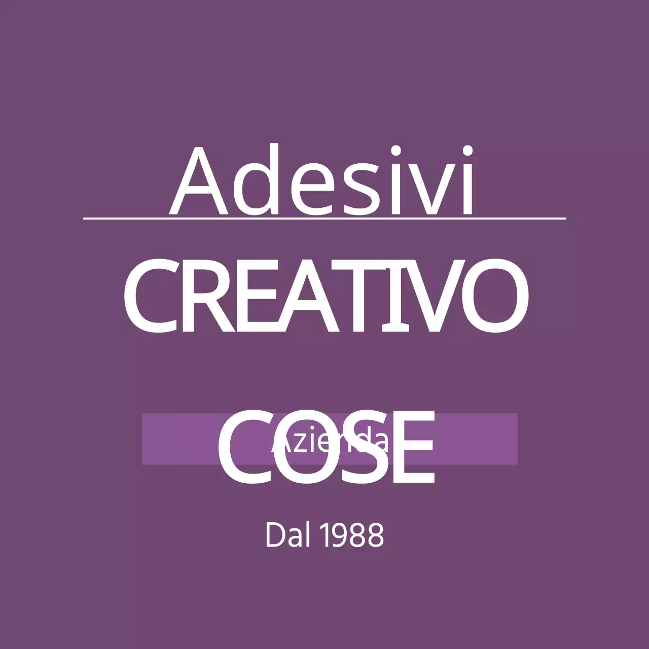 Adesivi commerciali