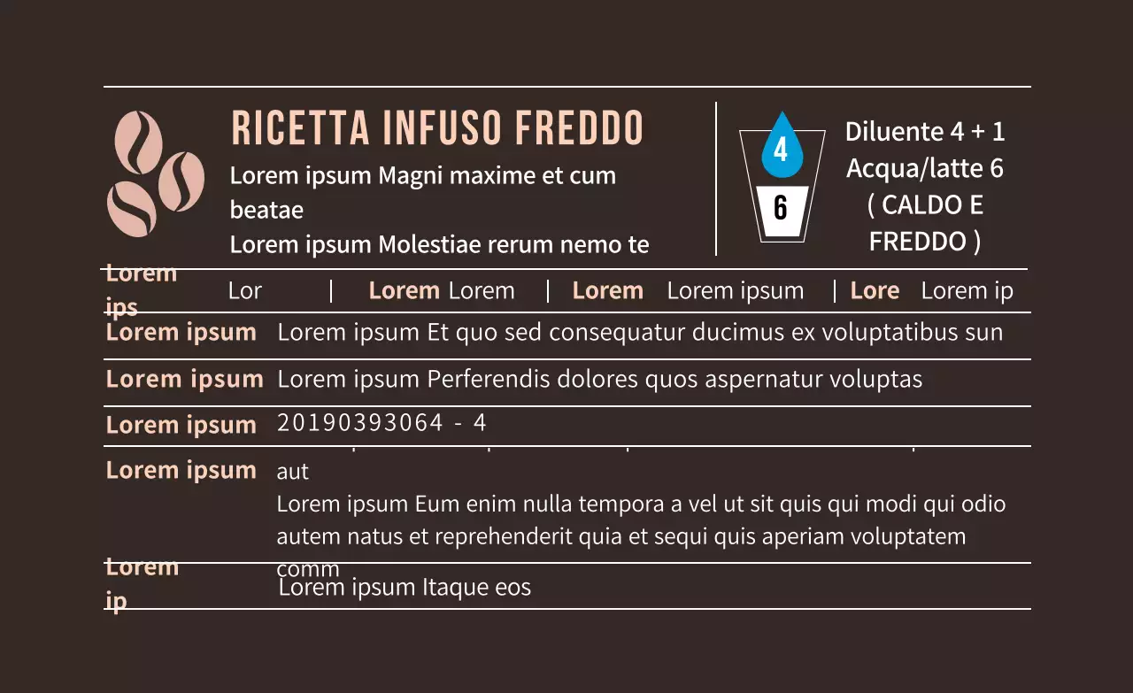 etichetta marrone logo semplice cibo caffè dettaglio