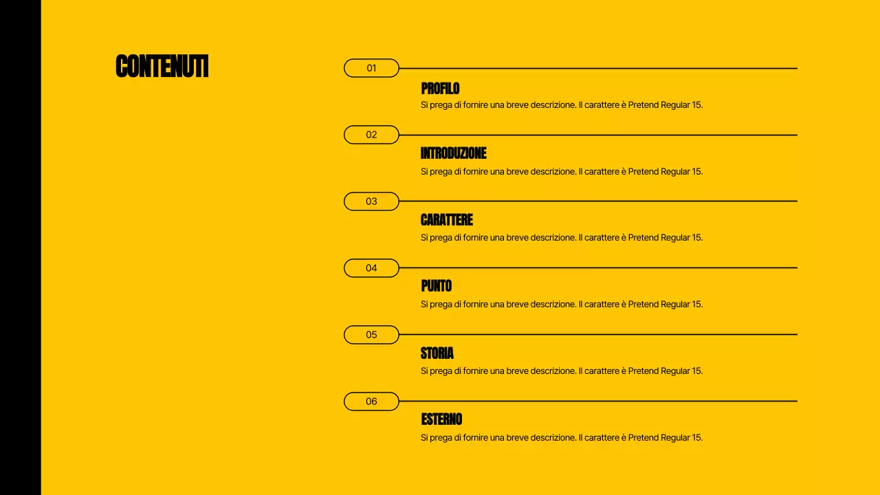 Gioco dinamico giallo nero