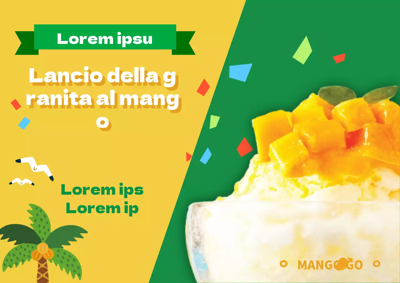 Granita al mango