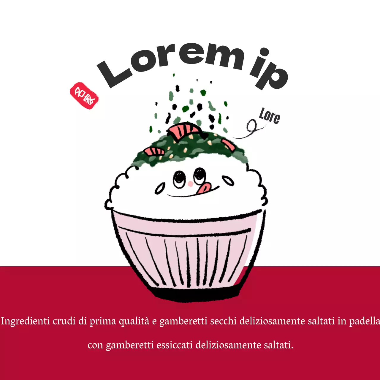 Gambero essiccato Kim Javan Cerchio adesivo