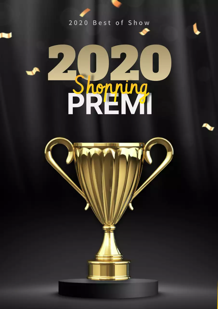 Premi glamour in oro e nero