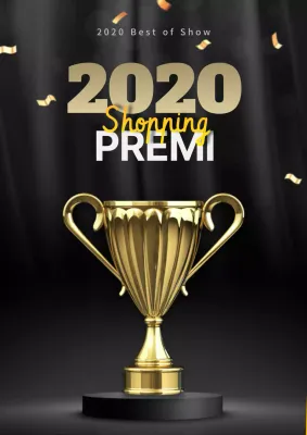 Premi glamour in oro e nero