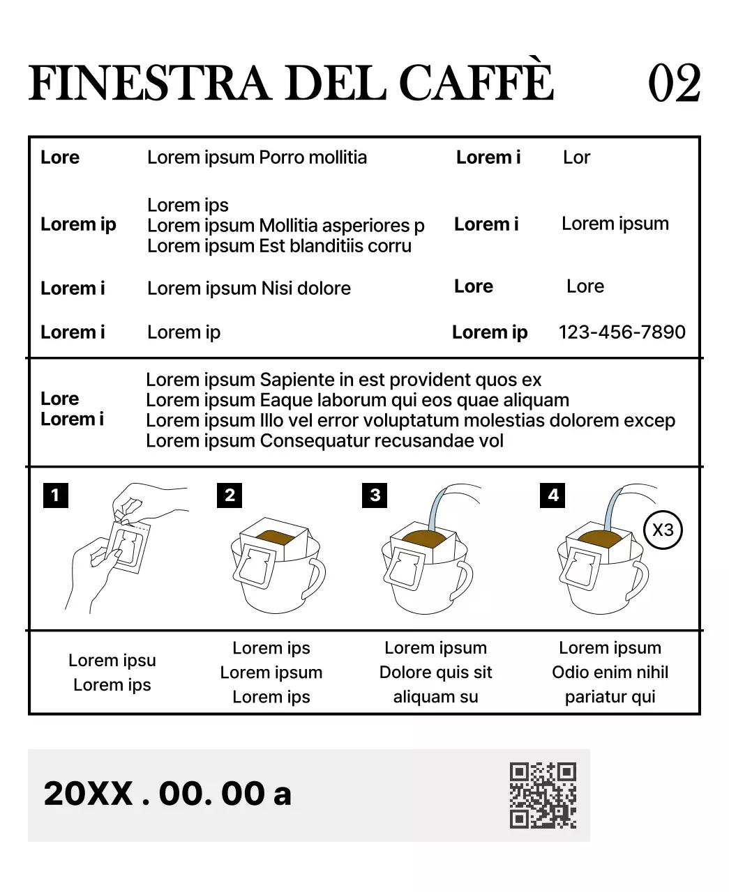 Un design semplice con una foto nera di un paesaggio di tulipani vintage