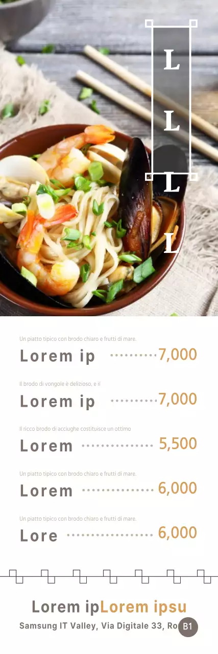 Offerte per il pranzo