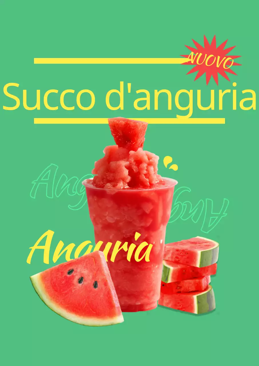 Promuovete il menu del vostro caffè con immagini e testi illustrati e colorati sulle bevande