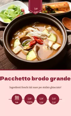 Adesivo verticale/Pacchetto carne