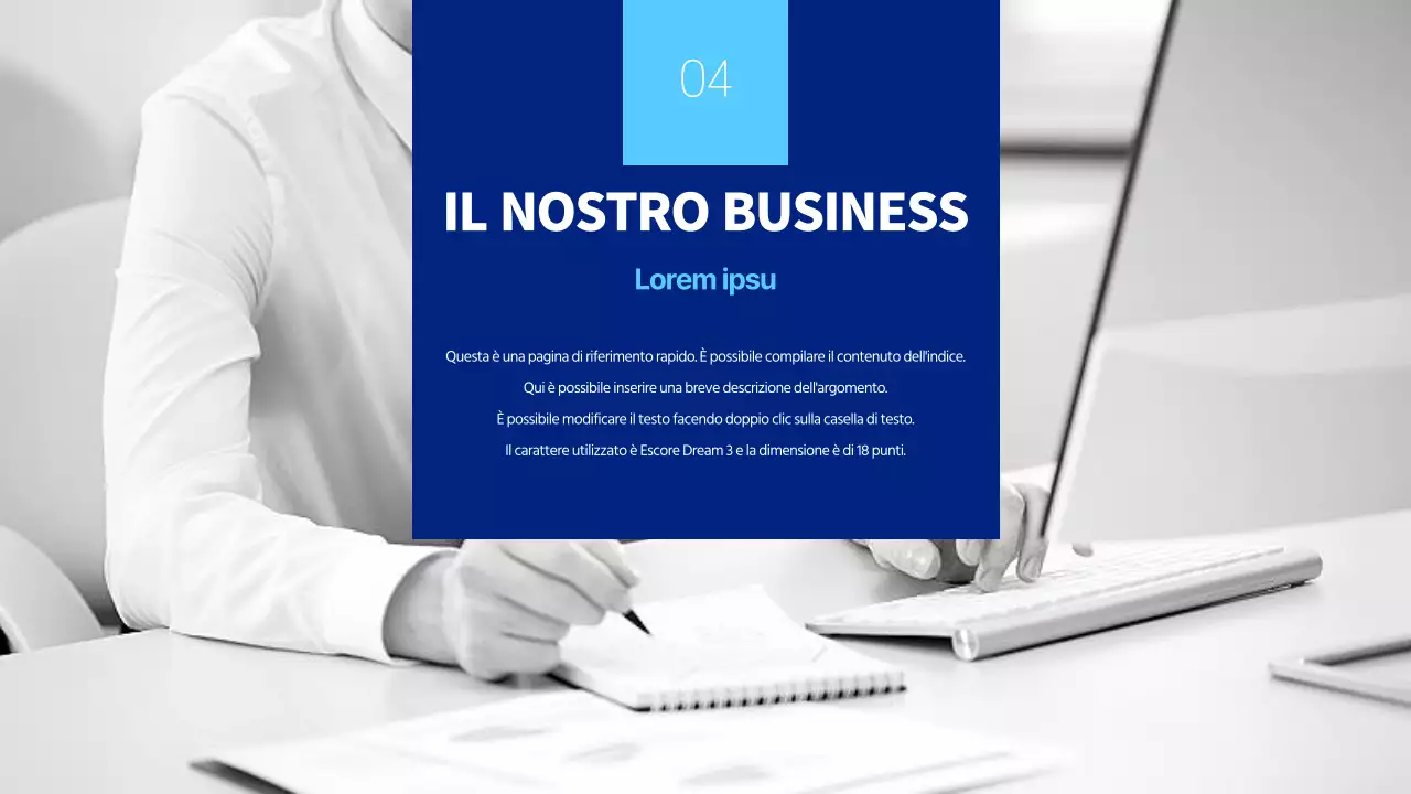 Lettera aziendale minimalista