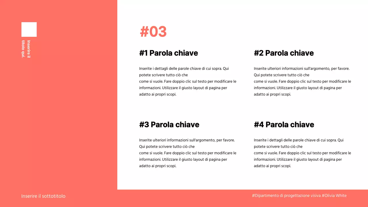 Chip di colore, corallo