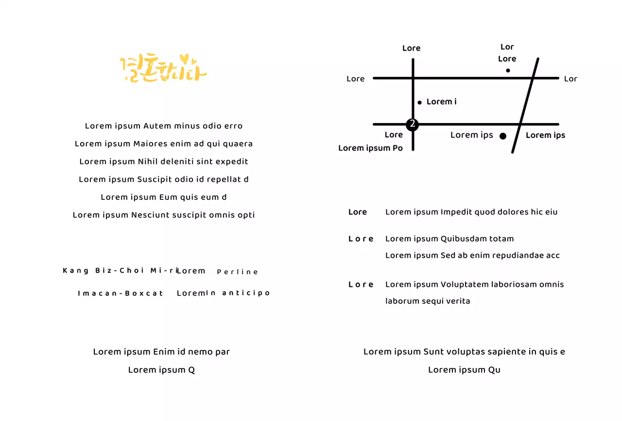 Invito di nozze con concetto di illustrazione della sposa e dello sposo gialli