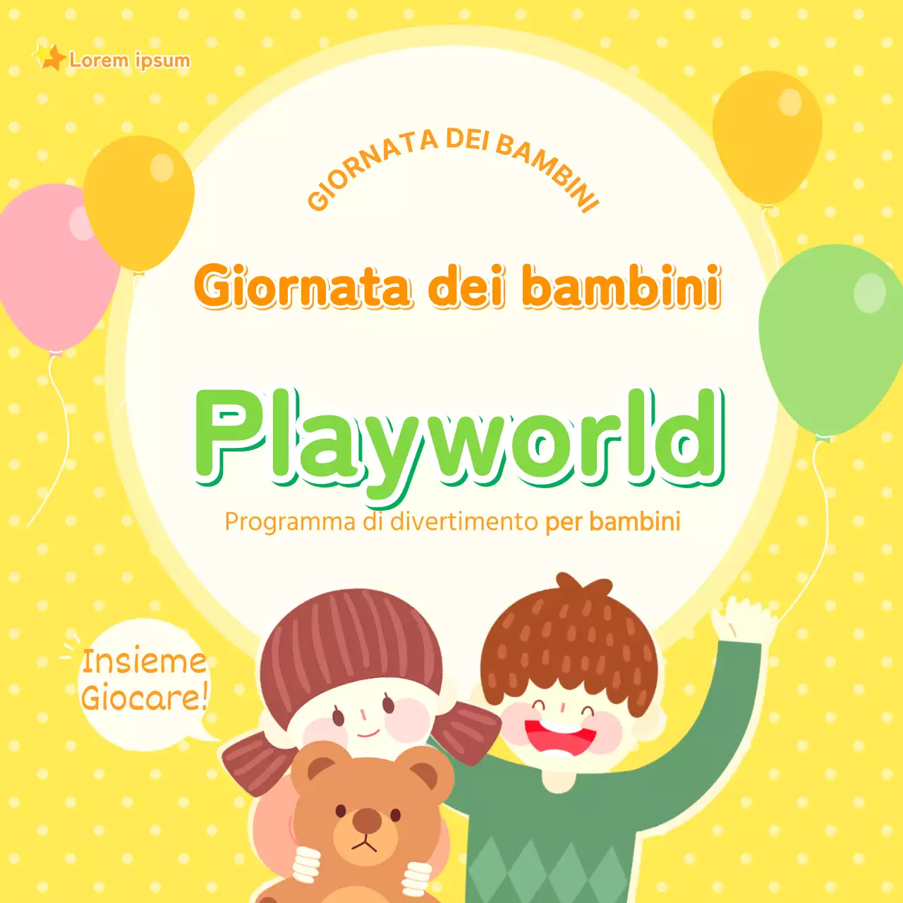 Novità sui biglietti colorati per la festa dei bambini