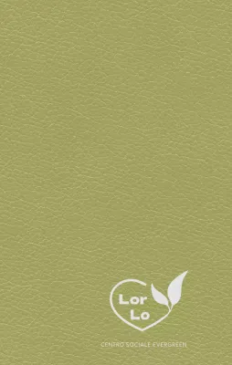 Copertina dell'agenda Welfare Centre con logo a cuori e foglie