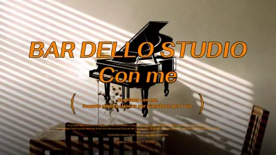 Tema dell'atmosfera del caffè in arancione