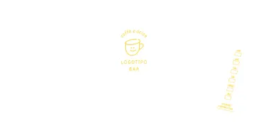 Illustrazione bianca gialla disegnata a mano