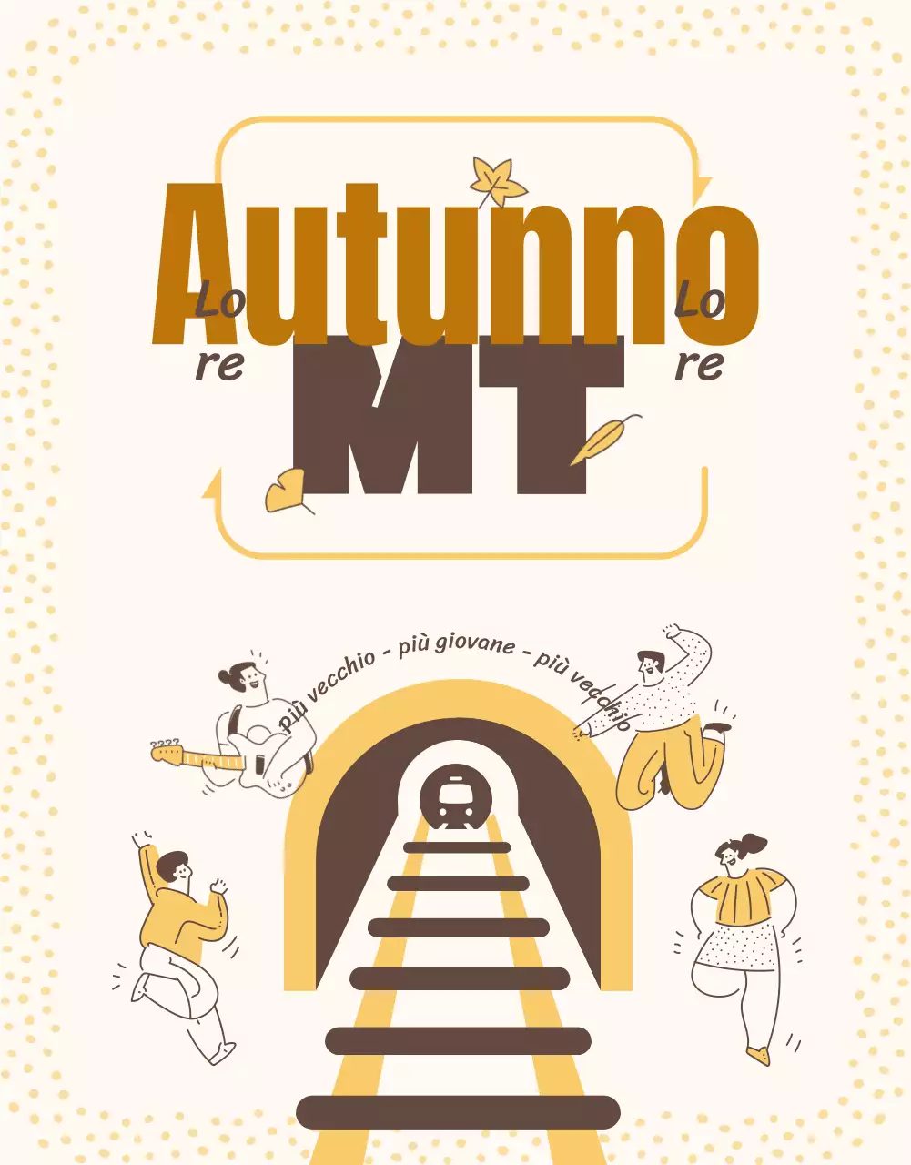 Promozioni e applicazioni MT autunnali in un'atmosfera bruna e allegra