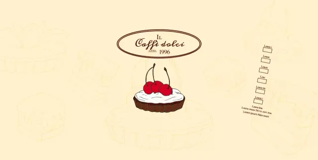 Promuovere e informare le caffetterie con un logo emozionale in marrone rossiccio e giallo chiaro