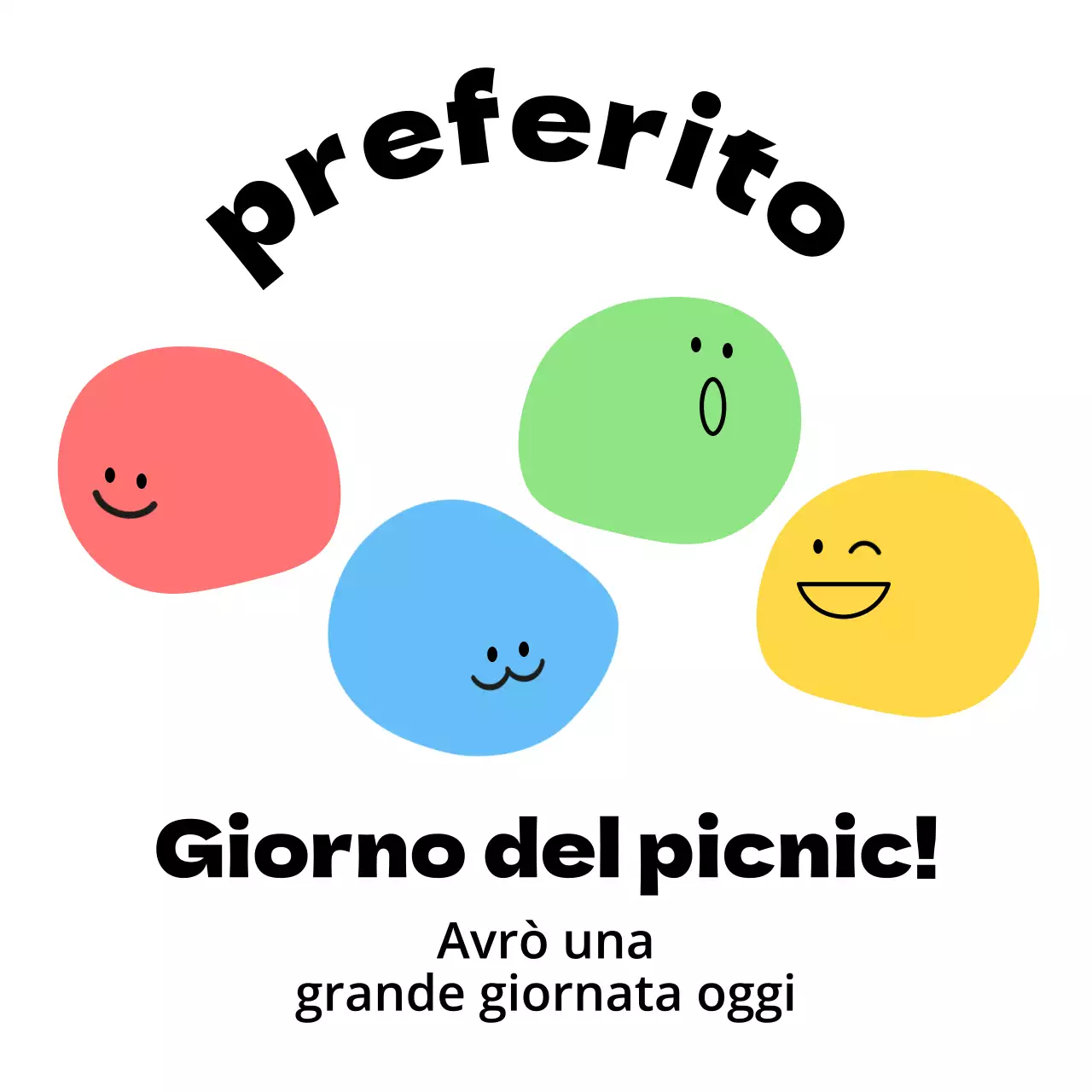 Magliette di gruppo per picnic per bambini in età prescolare, simpatiche e colorate